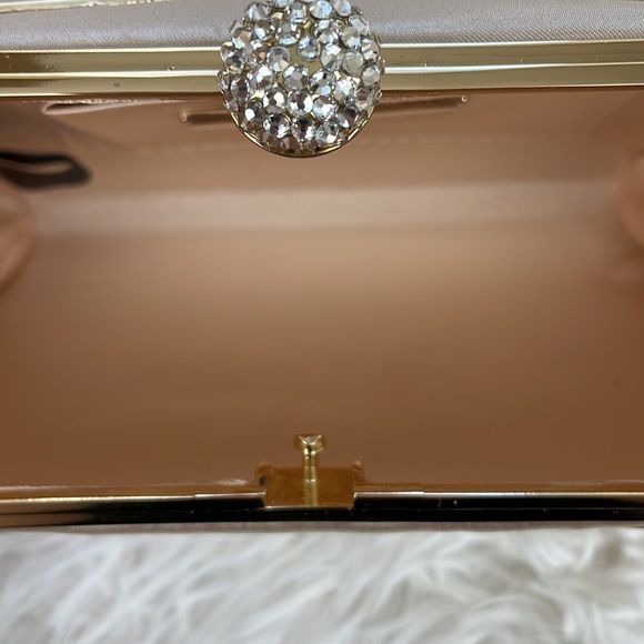 INC International Concepts ~ Alea Geometric Clutch ~ Ivory/Gold ~ NW/OT! - Picture 10 of 10